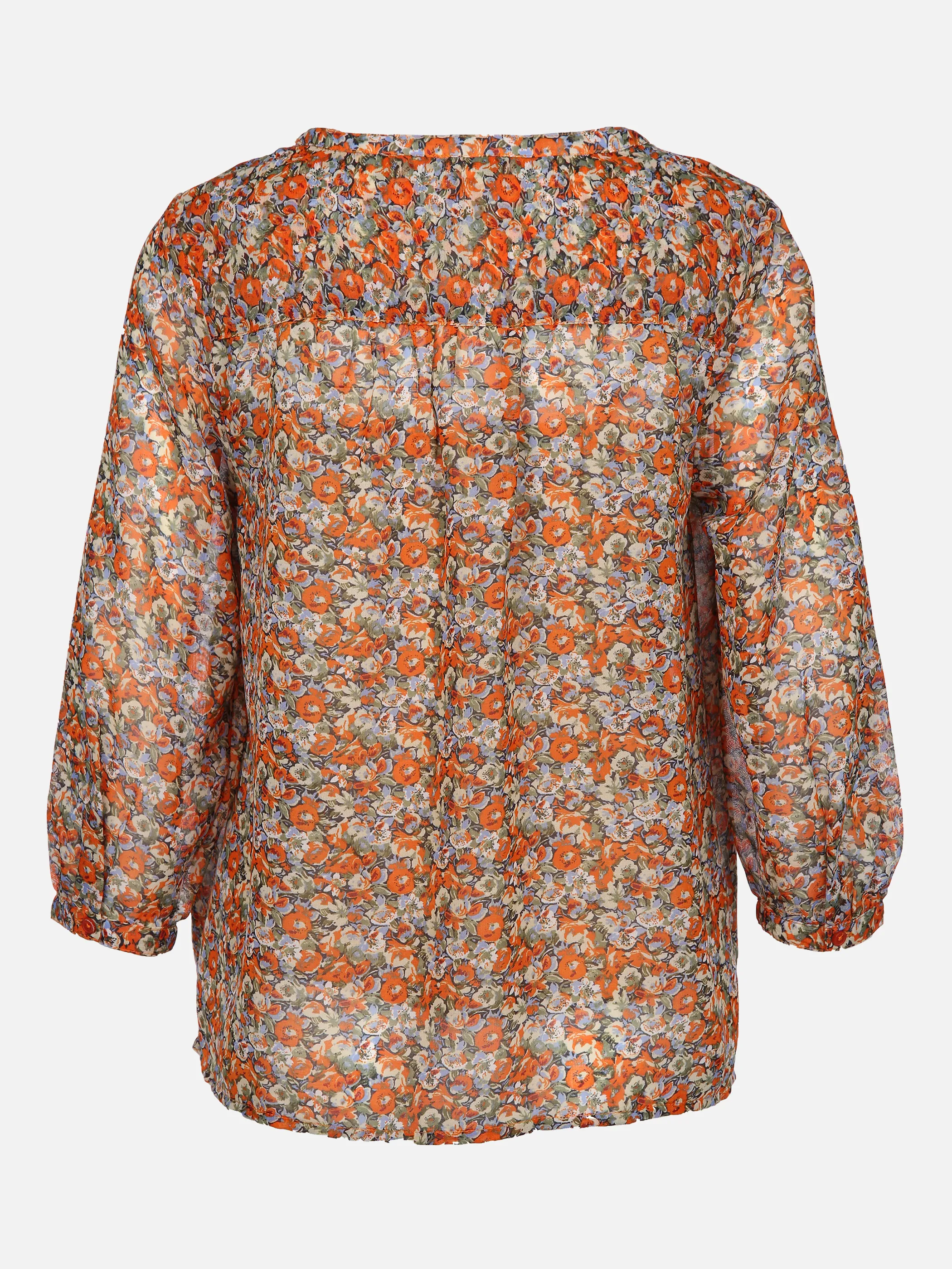 Damen Chiffonbluse im Blumenprint