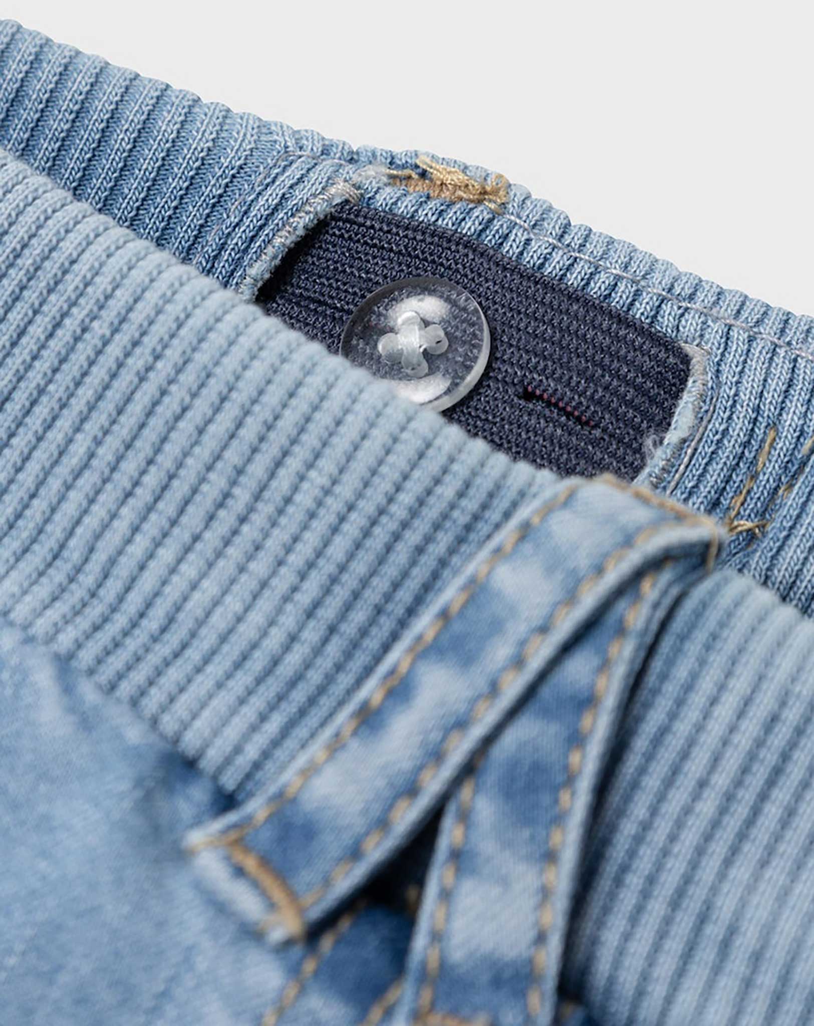 Cargo-Jeans NMMBEN BAGGY R 9770-YT in medium blue denim