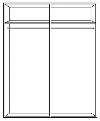 Jutzler Schwebetürenschrank 2-trg. JUTZLER