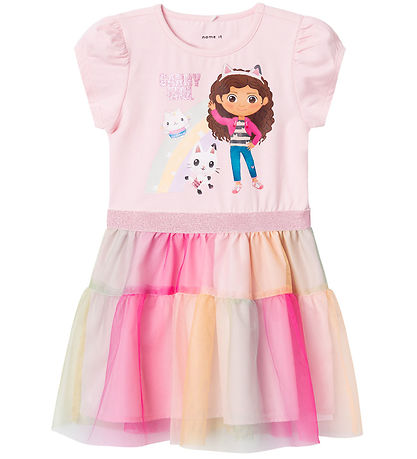 Name It Kleid - NmfMaud Gabby - Parfait Pink m. Glitzer