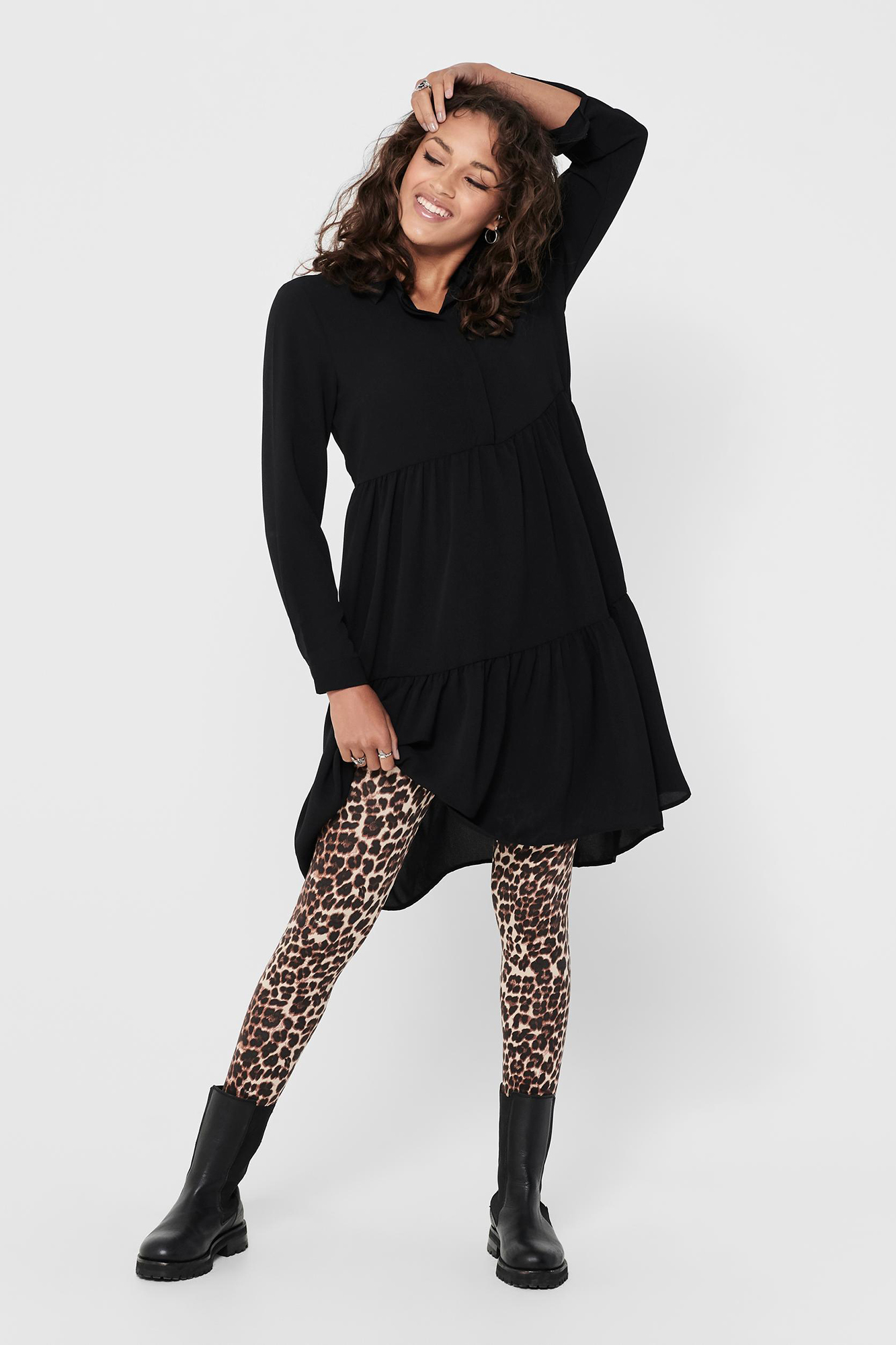 vestido camisa midi