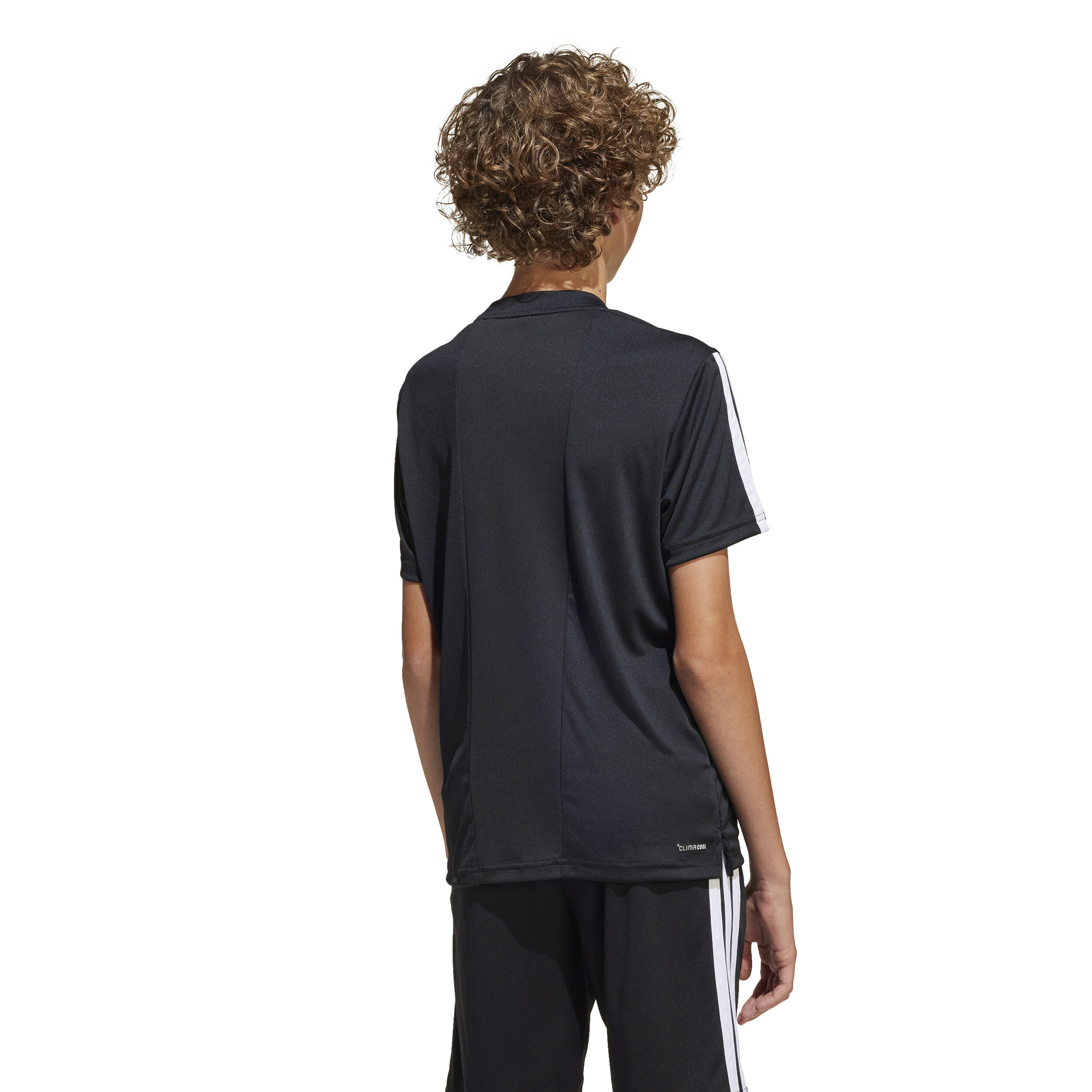 adidas Training Essentials 3 Stripes T-shirt Enfants - Noir , Blanc