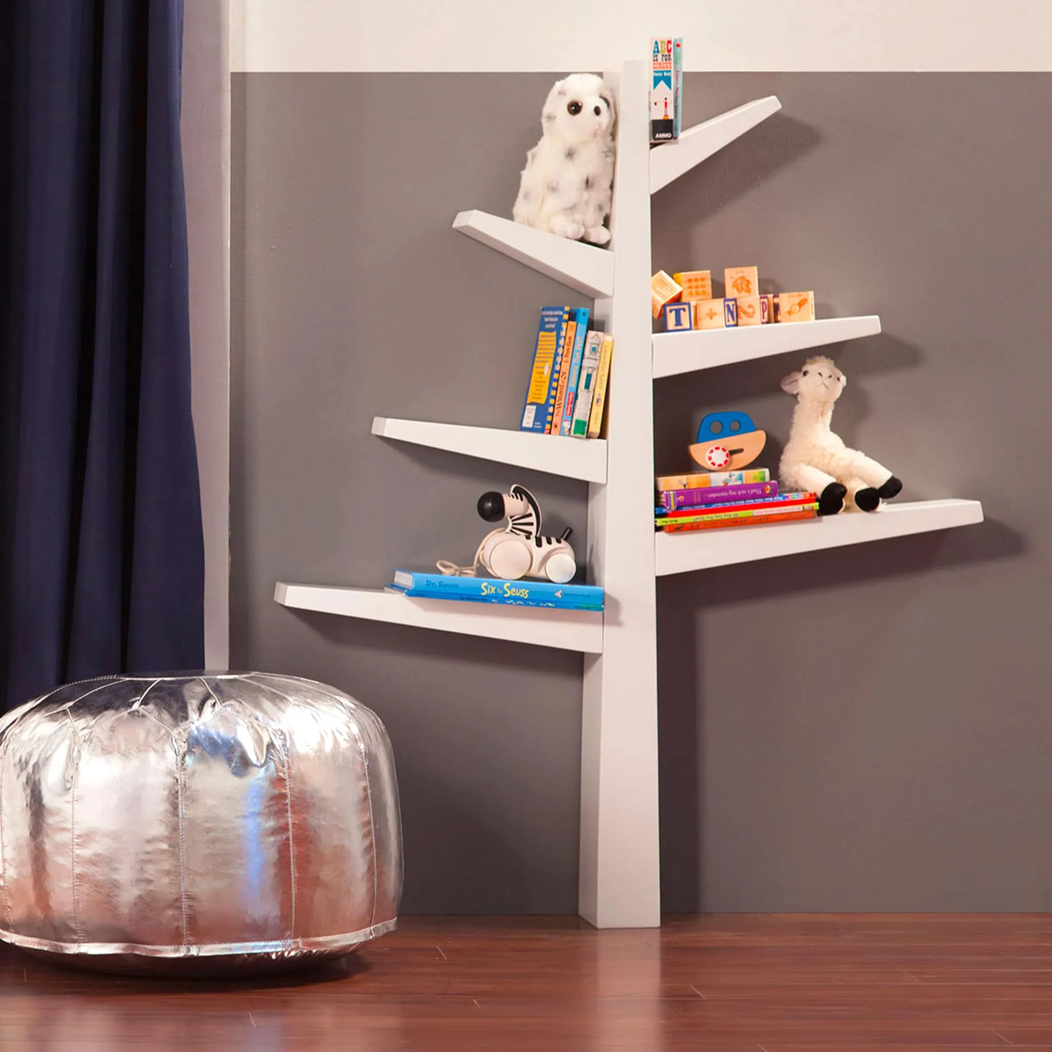Babyletto Bibliothèque Arbre Spruce - Blanc