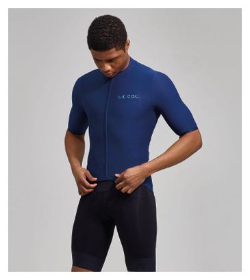Maillot Manches Courtes Le Col Léger Hors Categorie Bleu Navy
