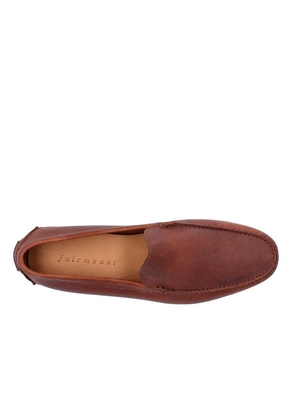 MOCASSIN HORSESHOE DRIVER CUIR MARRON 2