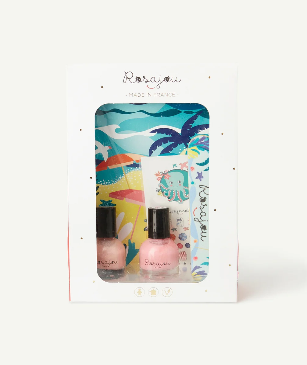 ROSAJOUCOFFRET JOLIS ONGLES FLAMINGO X BALLERINE