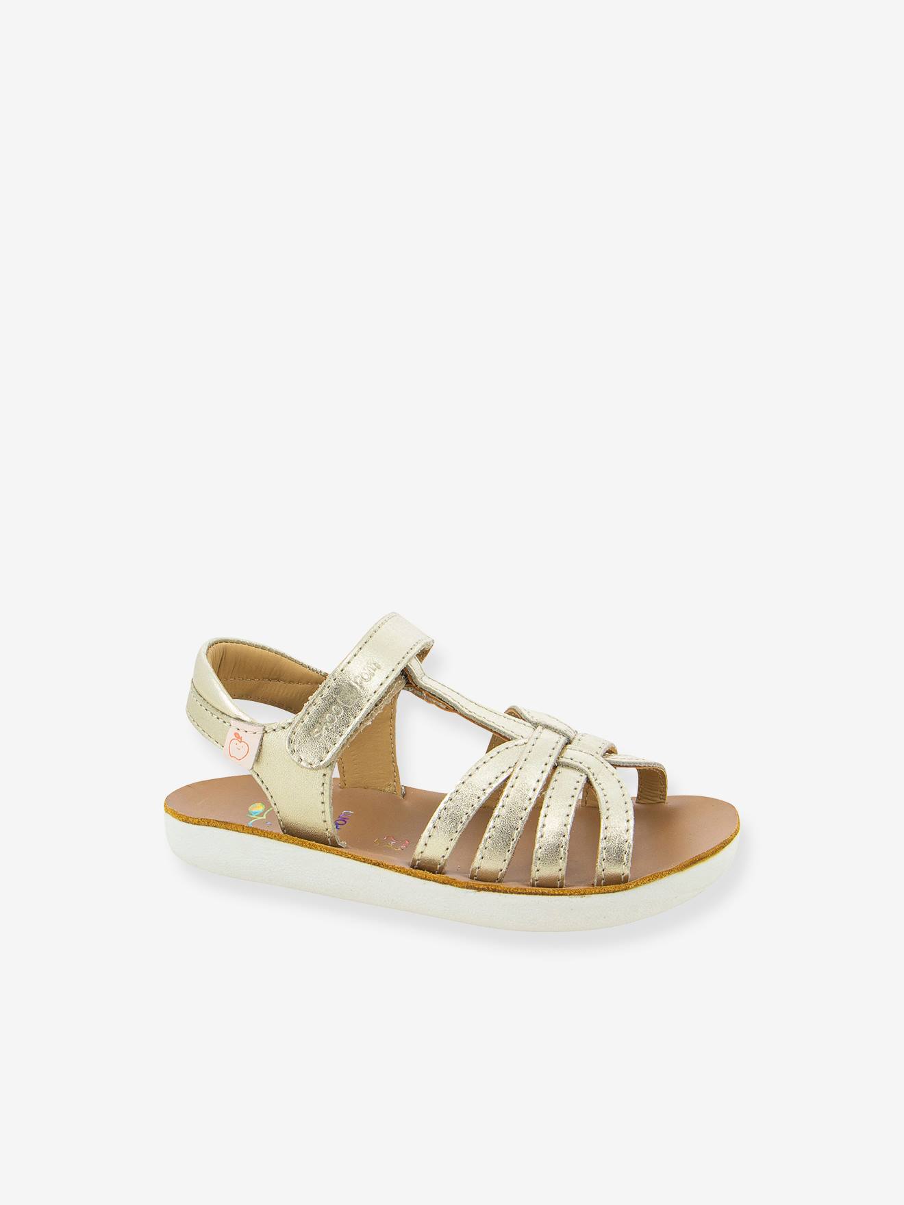 Sandálias infantis SHOO POM® Goa Cross na cor cru