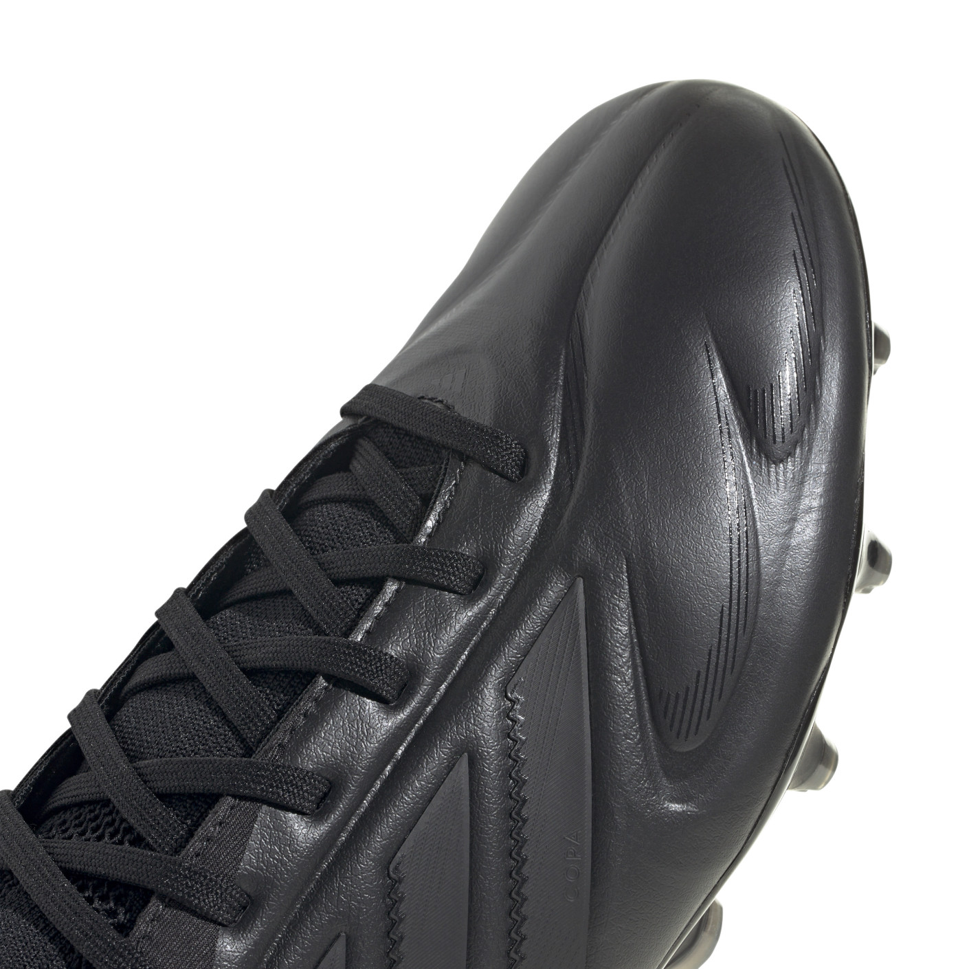 Adidas Copa Pure III Pro Gras Voetbalschoenen (FG) Zwart Grijs