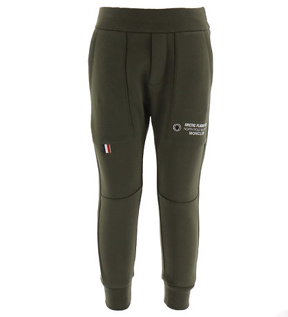 Moncler Sweatpants - Army Grøn m. Hvid