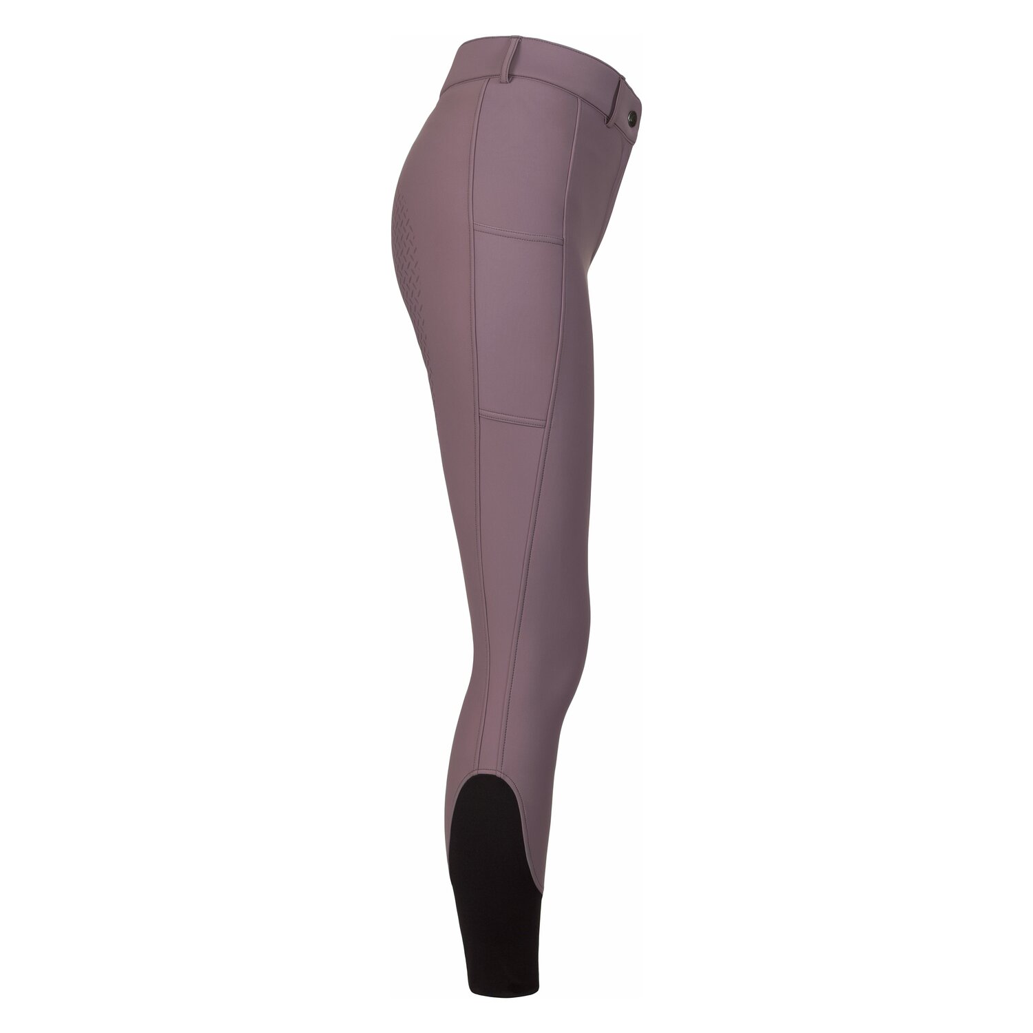 black forest Softshell Grip-Vollbesatz-Reithose  - vintage grape