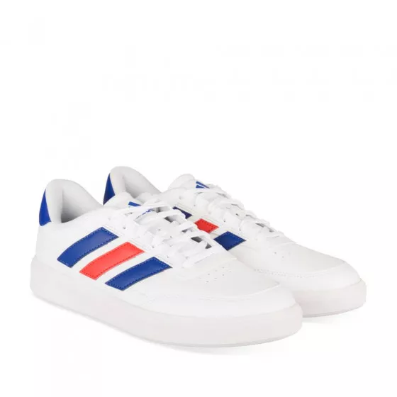 Baskets BLANC ADIDAS Courtblock