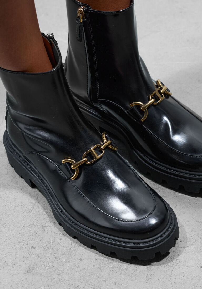 zwarte tod's enkelboots xxw08j0is50