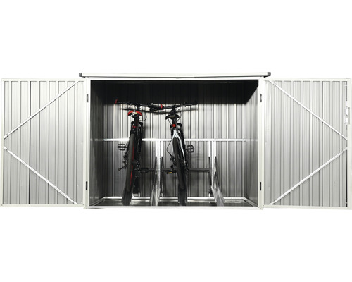 Fietsgarage, opbergbox WESTMANN incl. fietsstandaard 203 x 200 cm antraciet