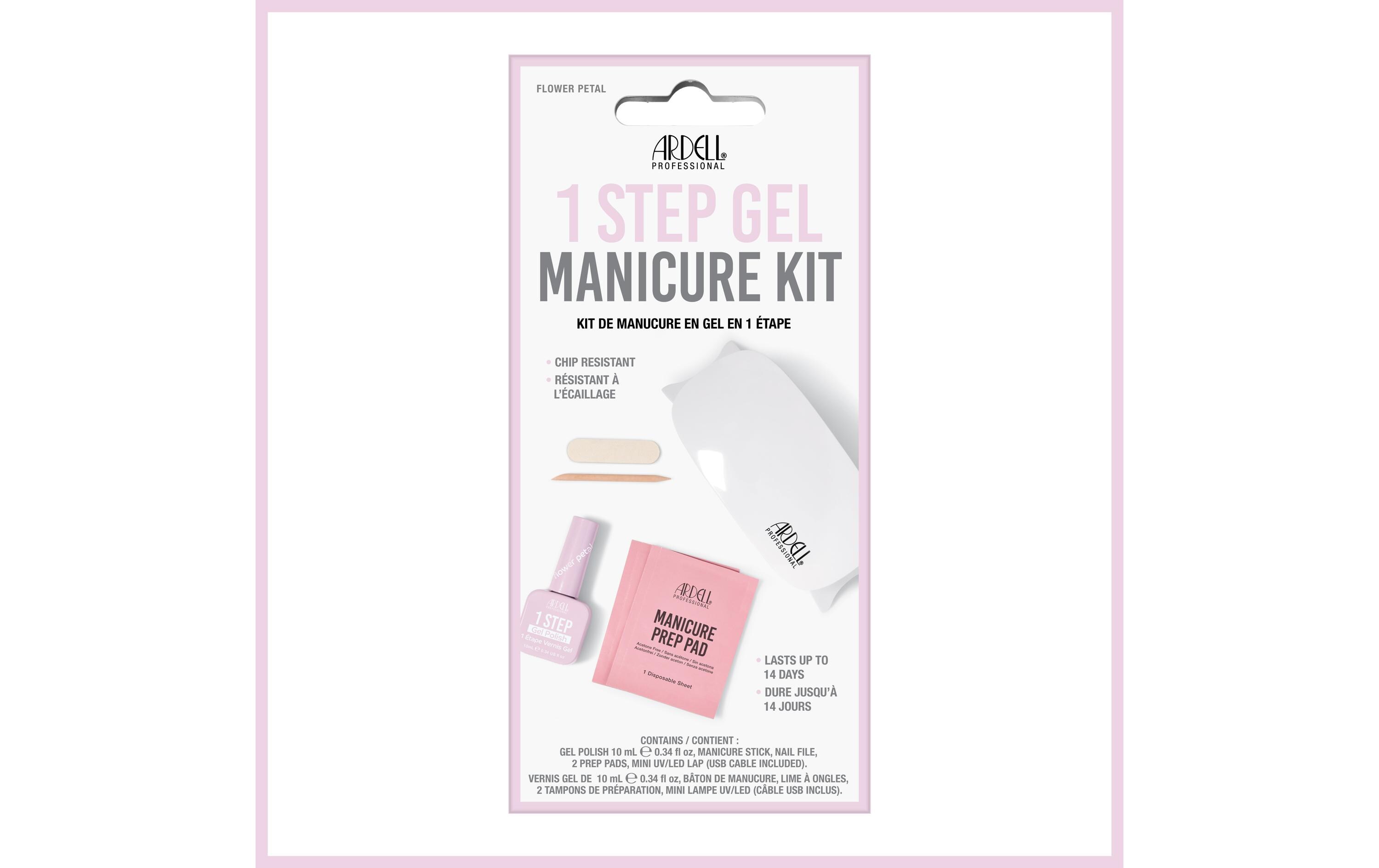 Gelnägel-Set 1 Step Manicure Kit Flower PetalSchnell trocknender UV-Lack