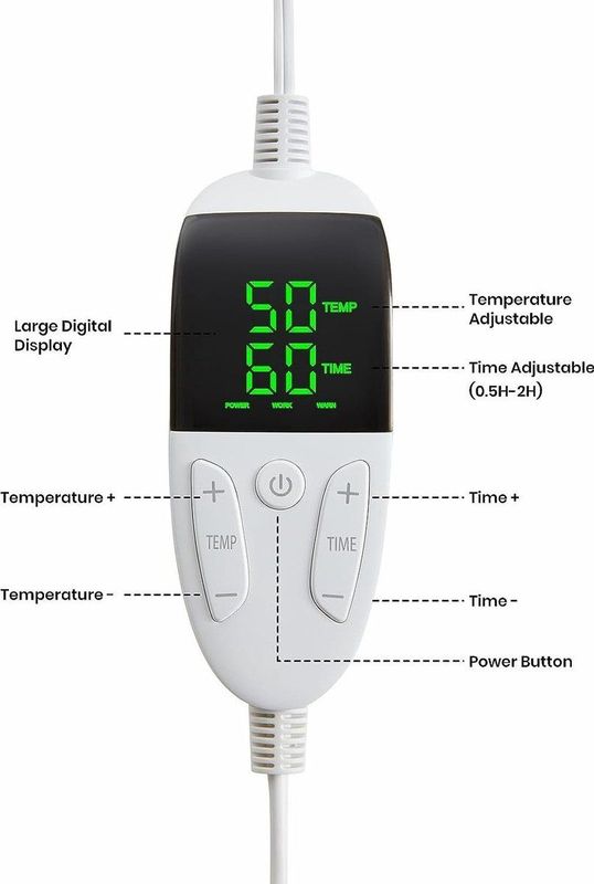 Elektrische Omslagdeken - Fleece - Zwart - Quality Heating