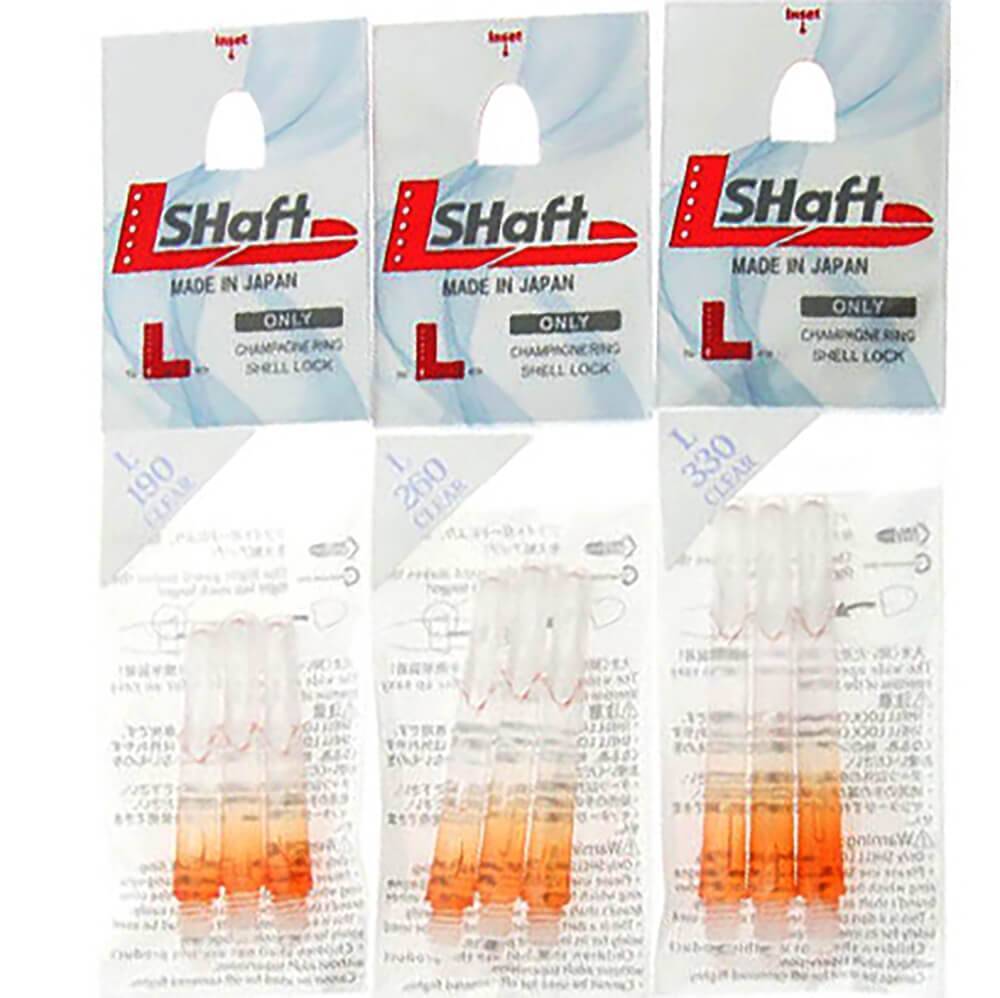 L-Style - L-Shaft Lock Straight TwoTone - Transparent Orange