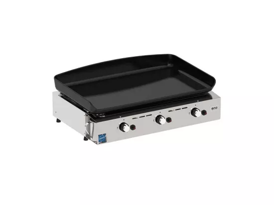 Eno Plancha gaz 6300w plaque fonte émaillée 62x36cm - 556532010701