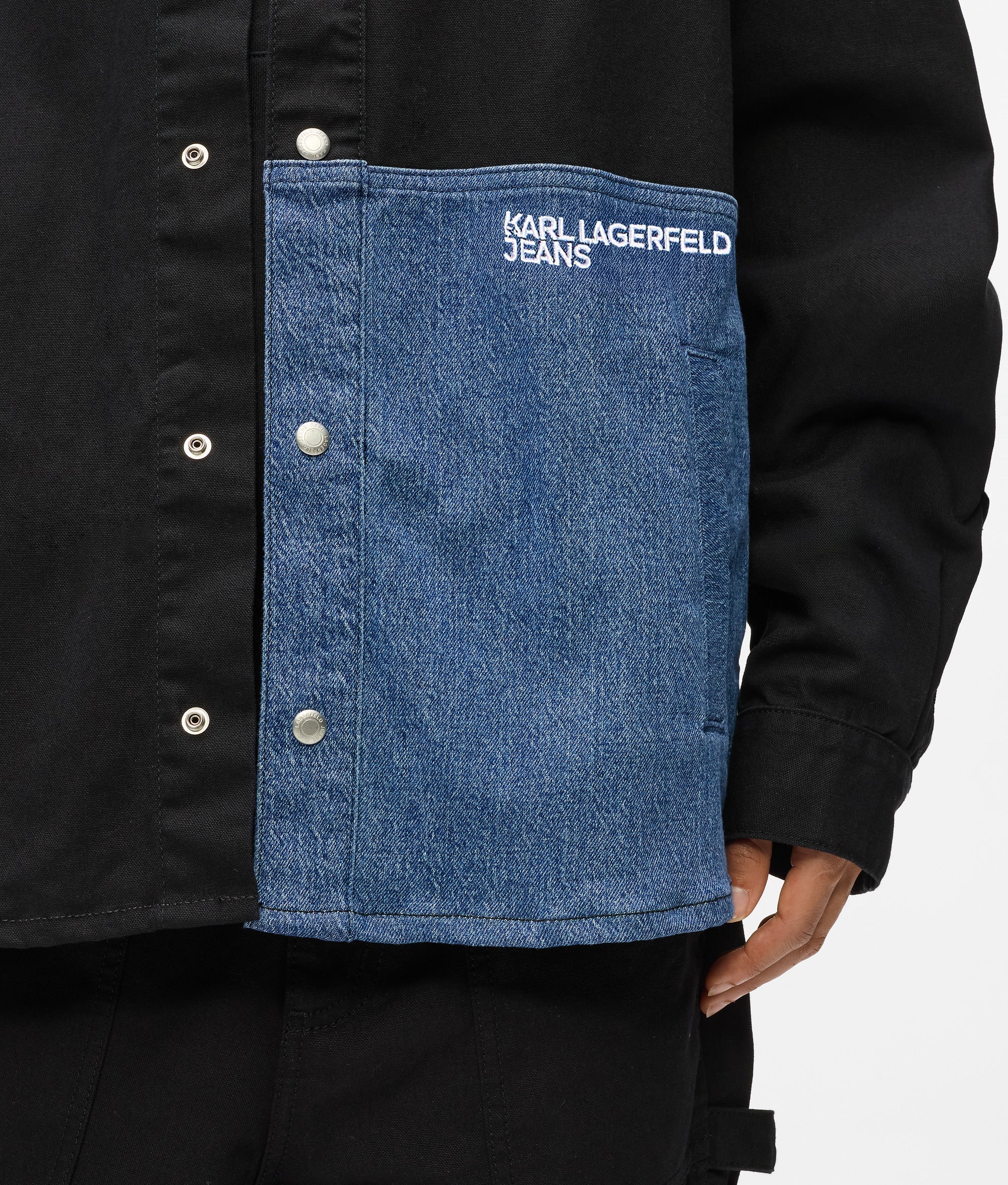 Denim Paneel overhemd
