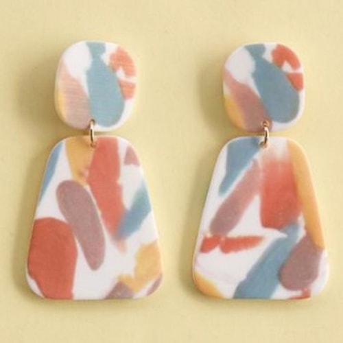 Boucles d'oreilles - Alliage - Multicolore