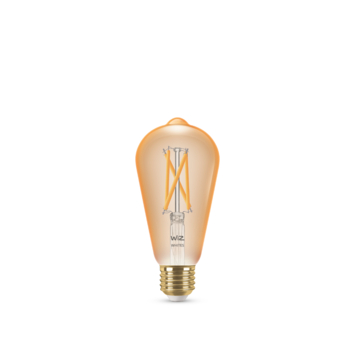 WiZ Connected LED edison E27 50W 2 stuks filament gold koel tot warmwit licht dimbaar