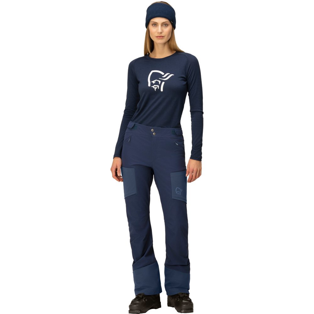 Norrona Lyngen Hiloflex200 Slim Softshellhose Damen indigo night