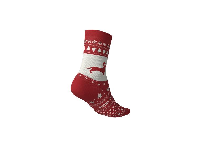 3 Paar dames kerstsokken