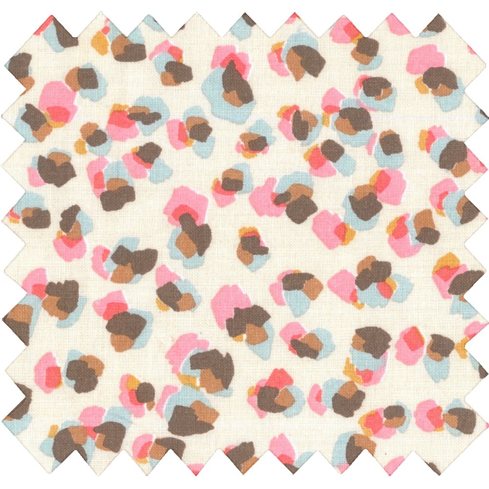 Tissu Voile Confetti Aqua