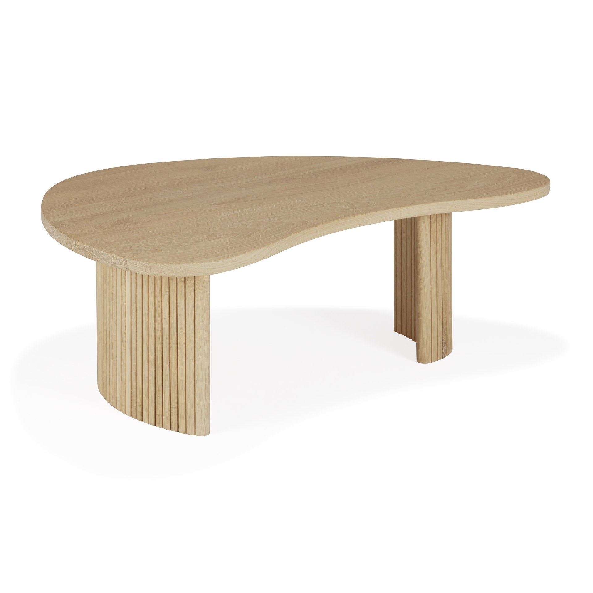 Ethnicraft - Boomerang koffietafel - eiken - klein