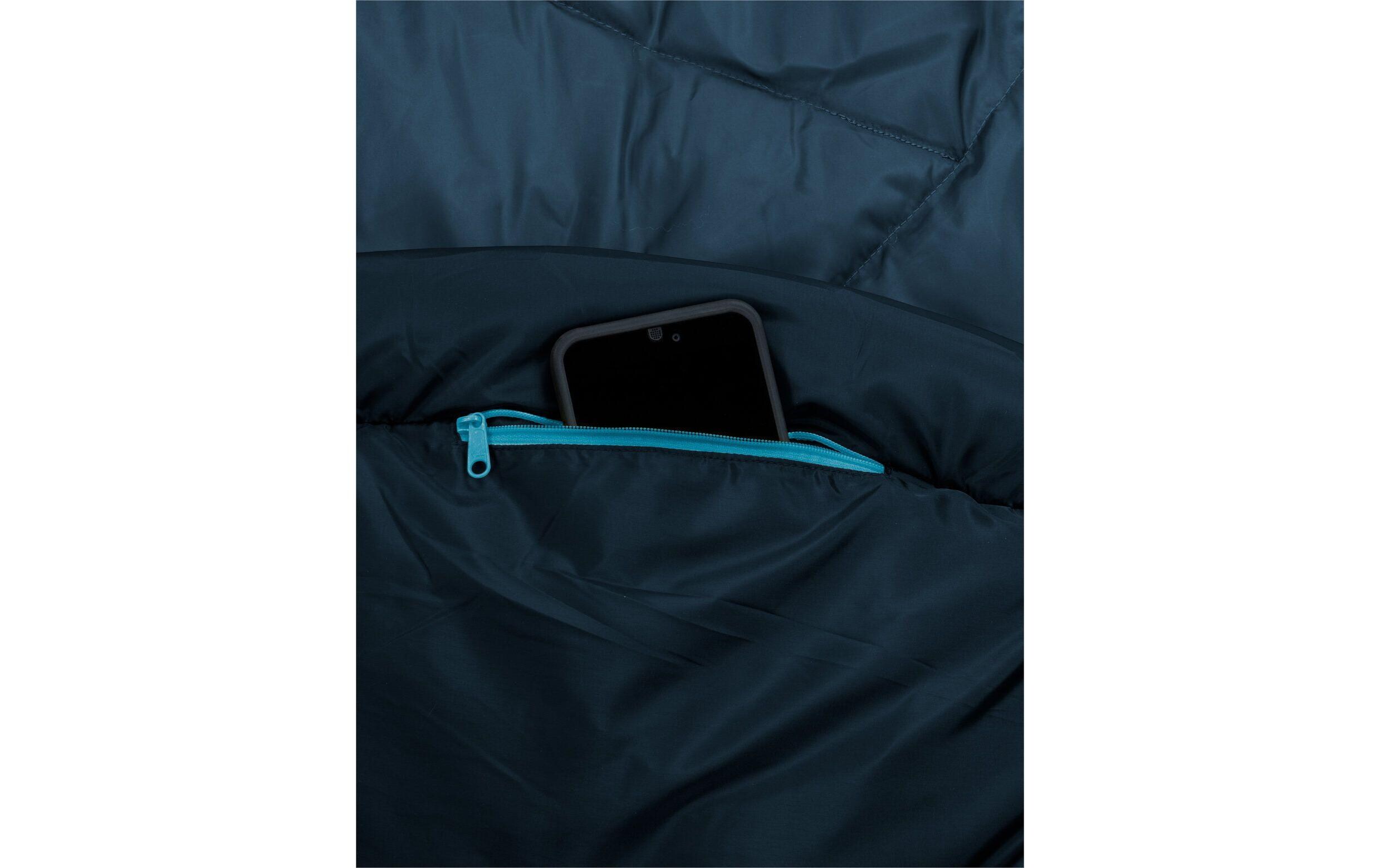 Schlafsack Sioux 100 II SYN Polyester, BlauKunstfaser-Schlafsack