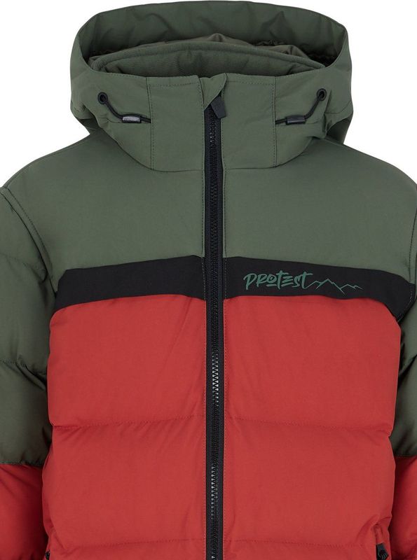 Protest - PRTMACK JR - Winterjas - Barn Red - Waterafstotende Afwerking - Skijas