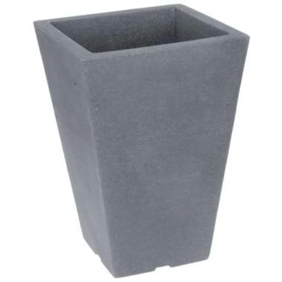 Bloempot - antraciet grijs - geschikt voor buiten - 55 cm