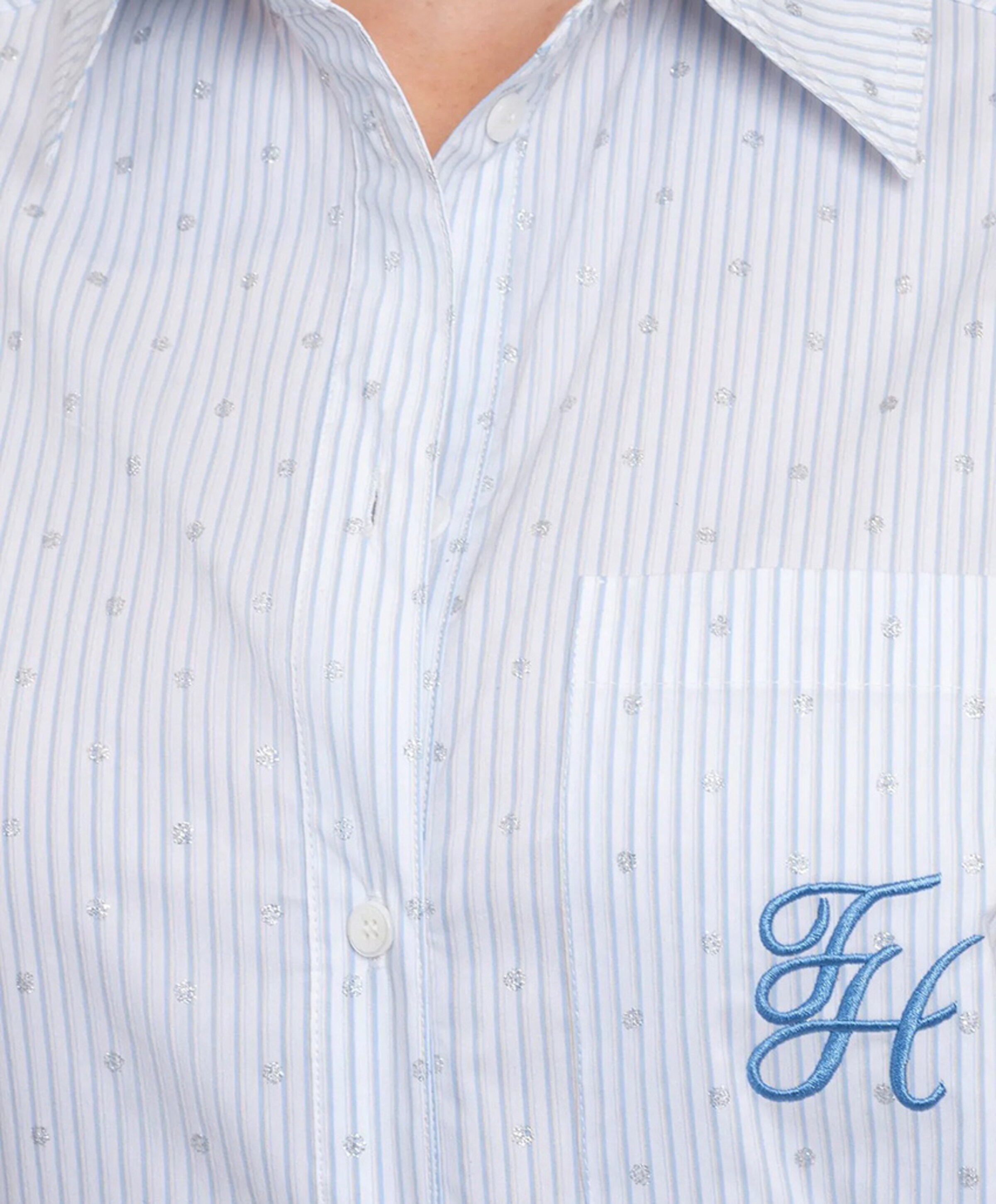 Fifth House Dames blouse blauw