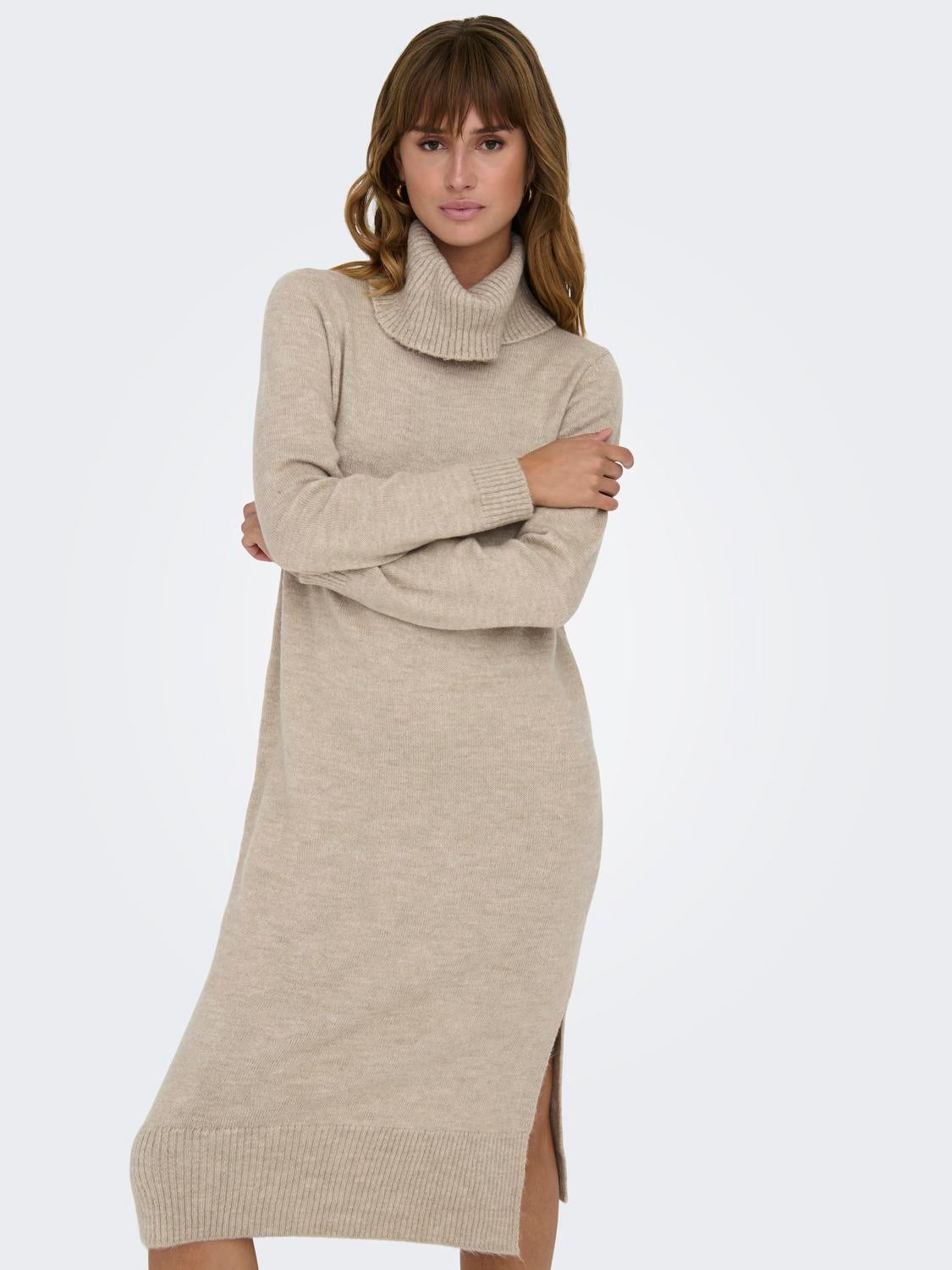 ONLBRANDIE Langes Kleid Pumice Stone