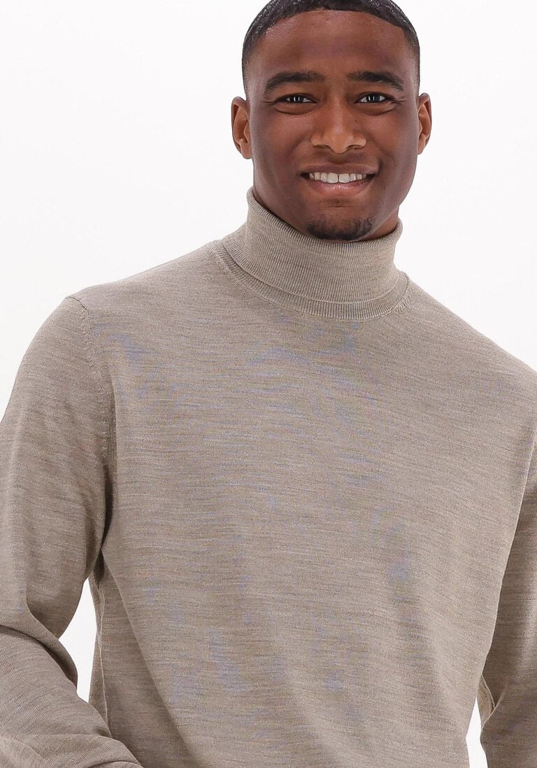SELECTED HOMME beige selected homme coltrui town merino coolmax knit roll b