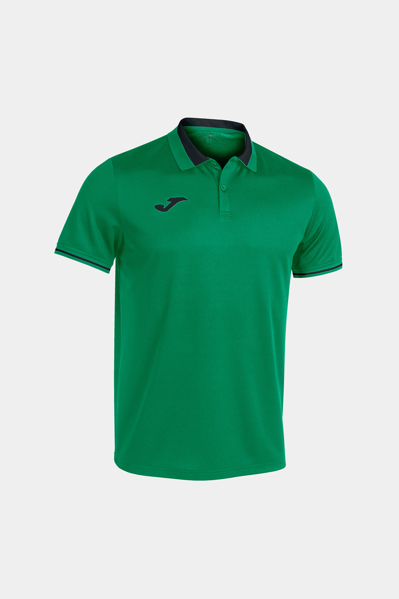 Camisa polo Championship de manga curta, verde/preta