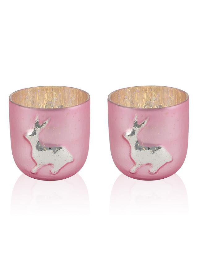 Elegante Windlichter mit Hasenmotiv
