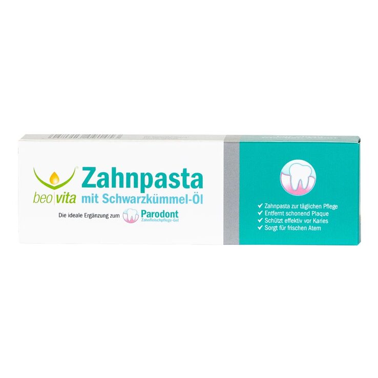 Beovita Zahnpasta mit Schwarzkümmelöl, 75 ml