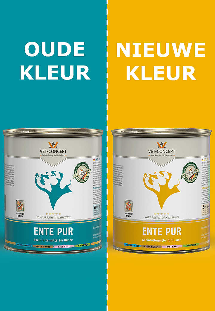 Vet-concept hondenmenu eend puur 6 x 200 gram