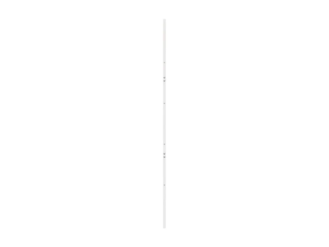 Porte de grange blanc 90x208 cm bois massif de pin