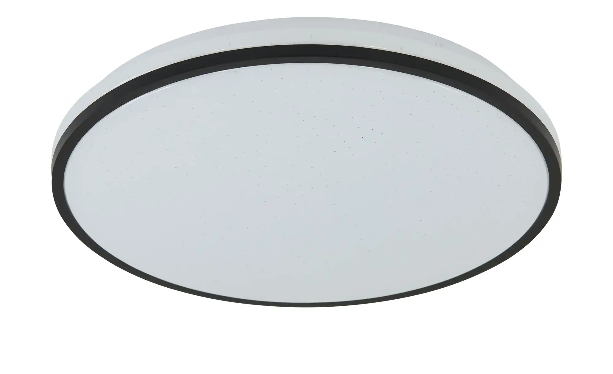 LED-Deckenleuchte, weiß mit schwarzem Ring