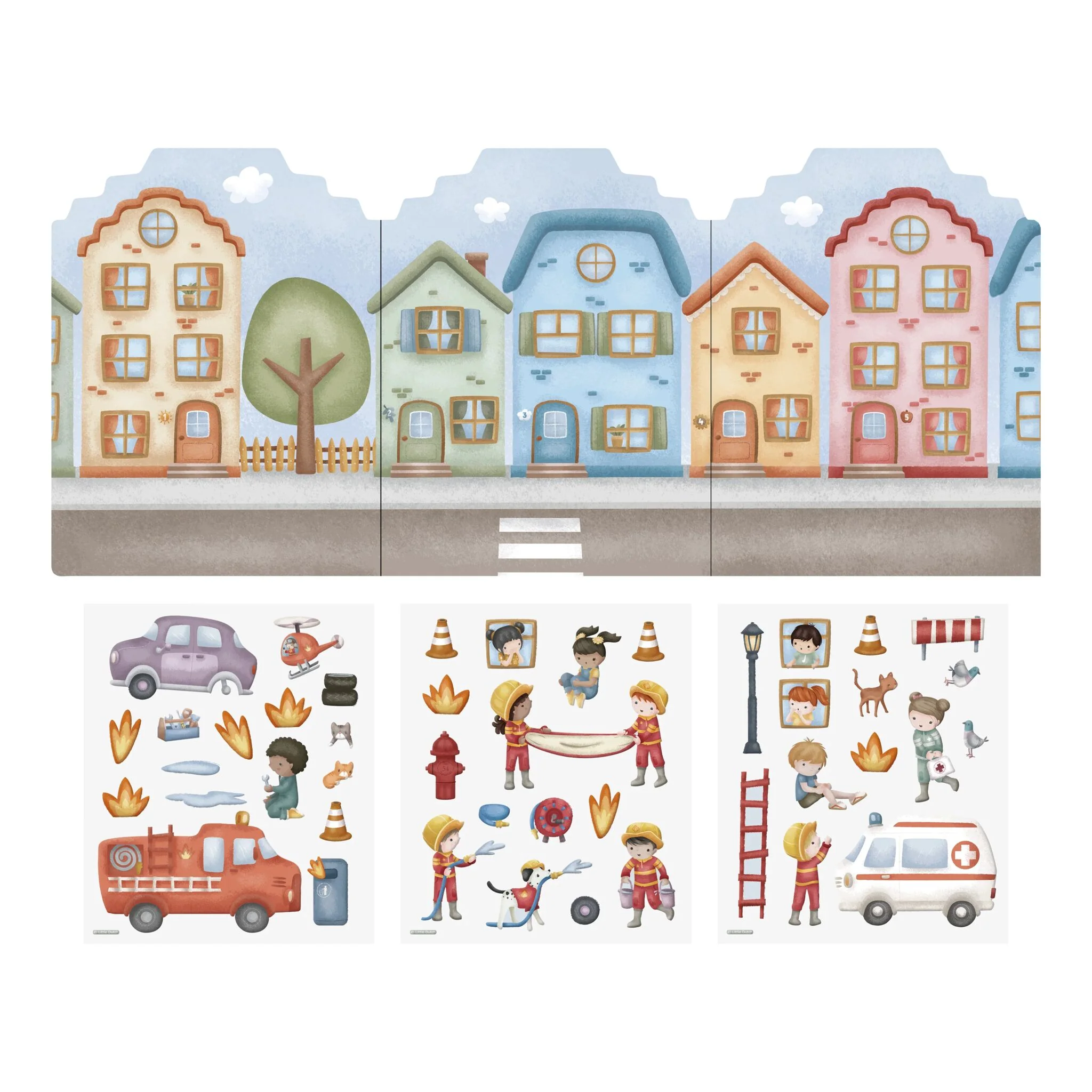 Little Dutch Little Dutch Herbruikbare Stickers Jim