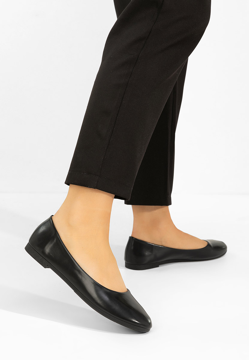 Ballerines femme noirs Zoenia
