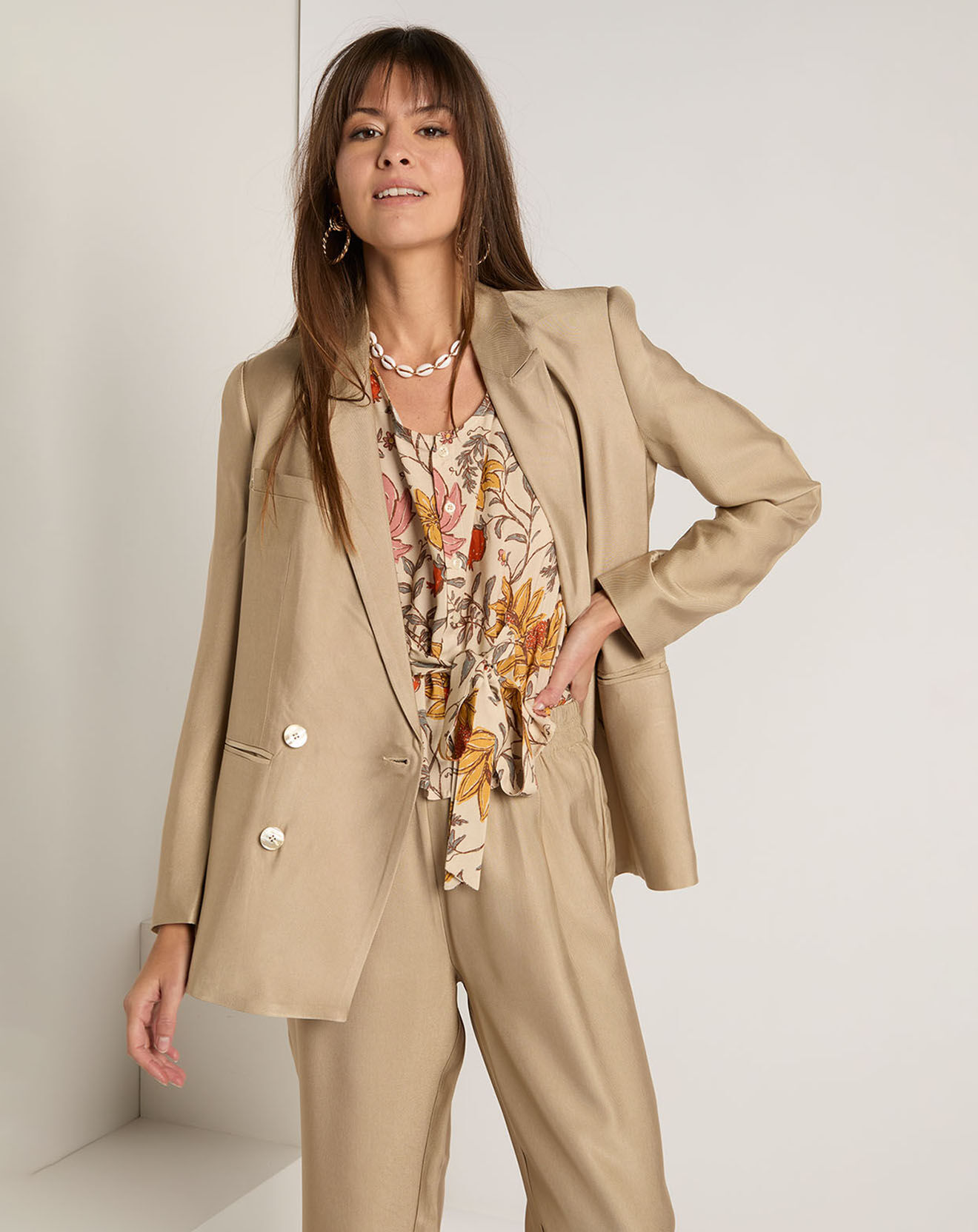 See u Soon Veste Lucie beige