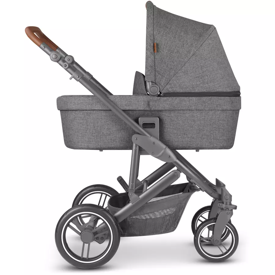 ABC DESIGN Kinderwagen Aversa 4 Woven Piano inkl. Babyschale Tulip Black + Adapter