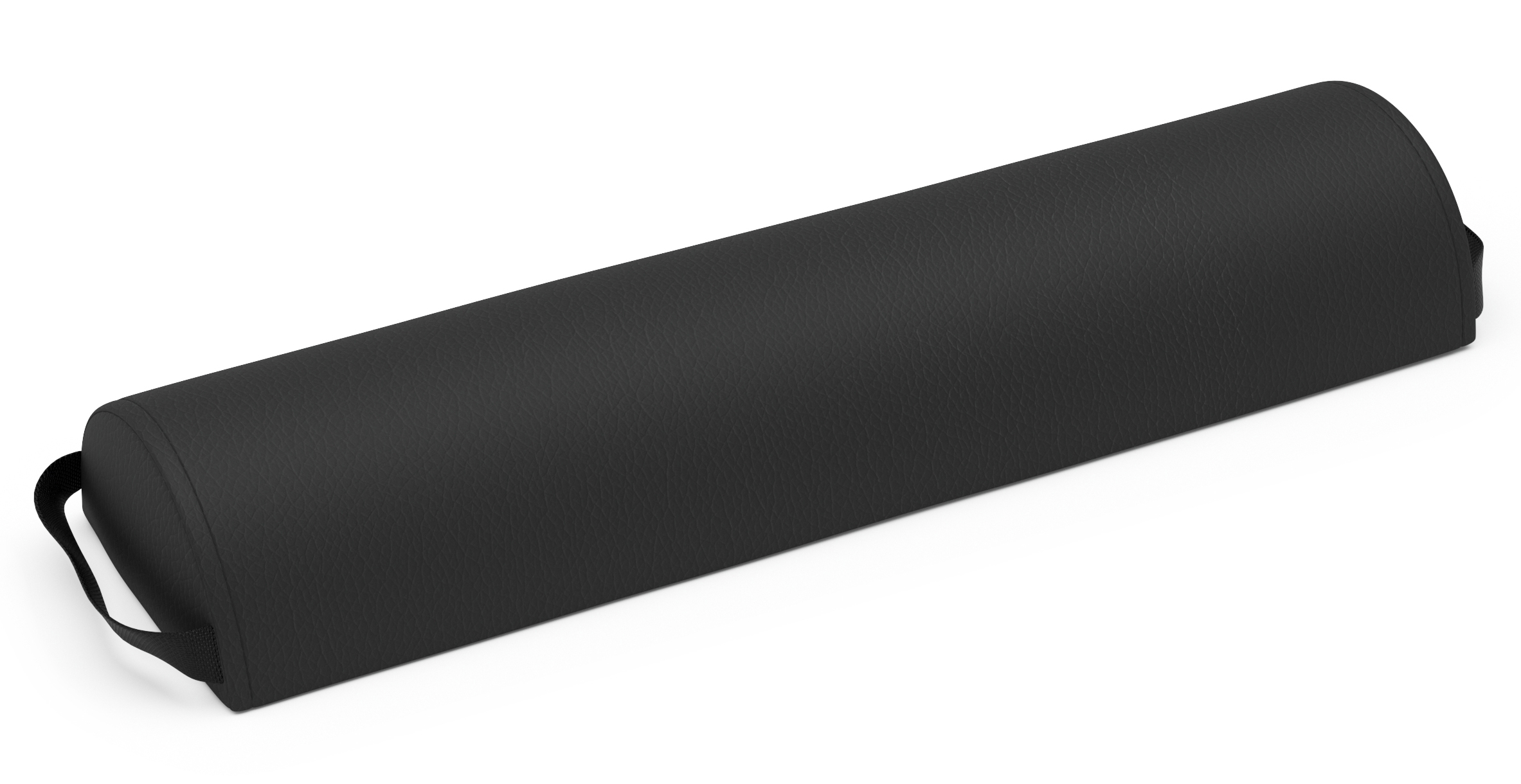 Nackenrolle halbrund 66 cm schwarz