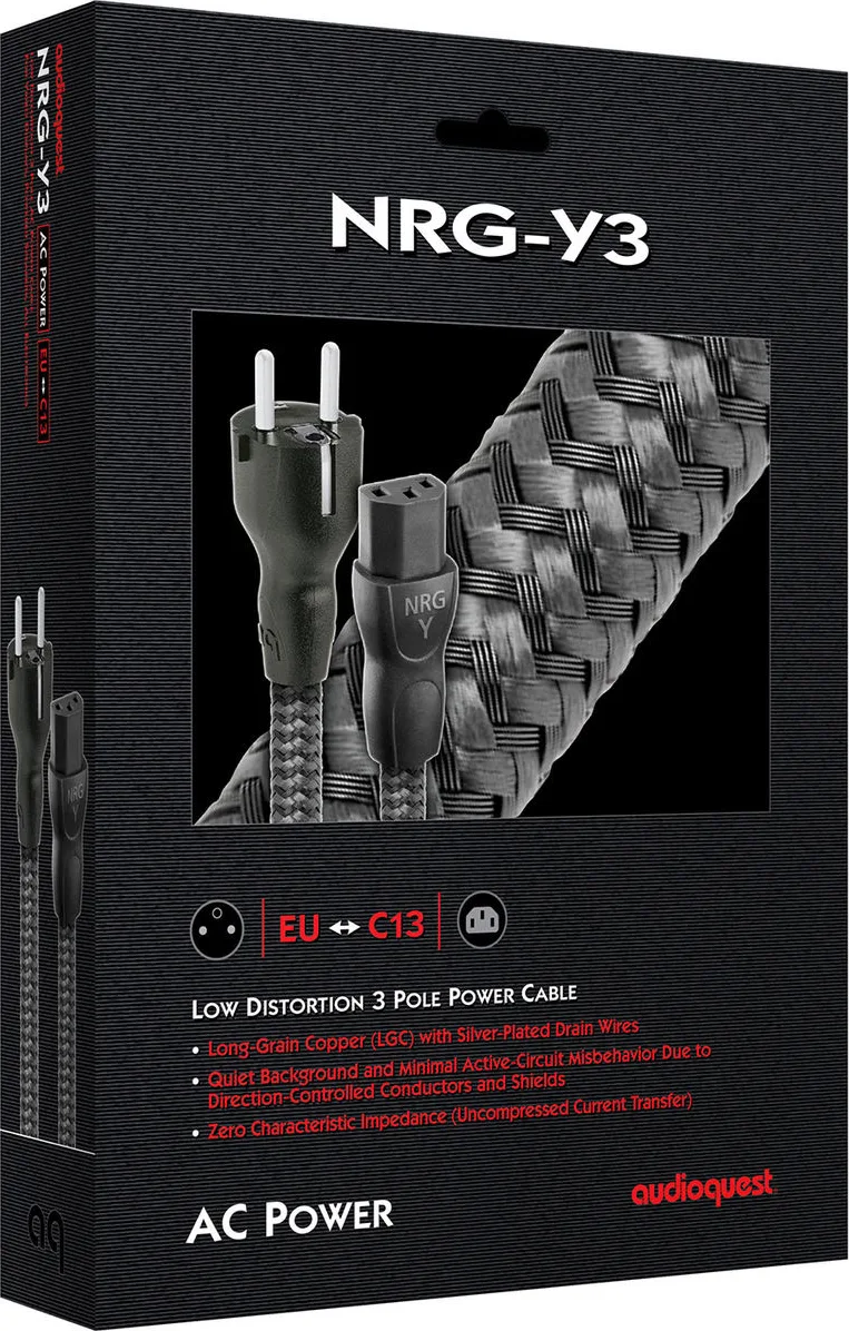 Audioquest NRG-Y3 (1 m) Câbles d'alimentation secteur