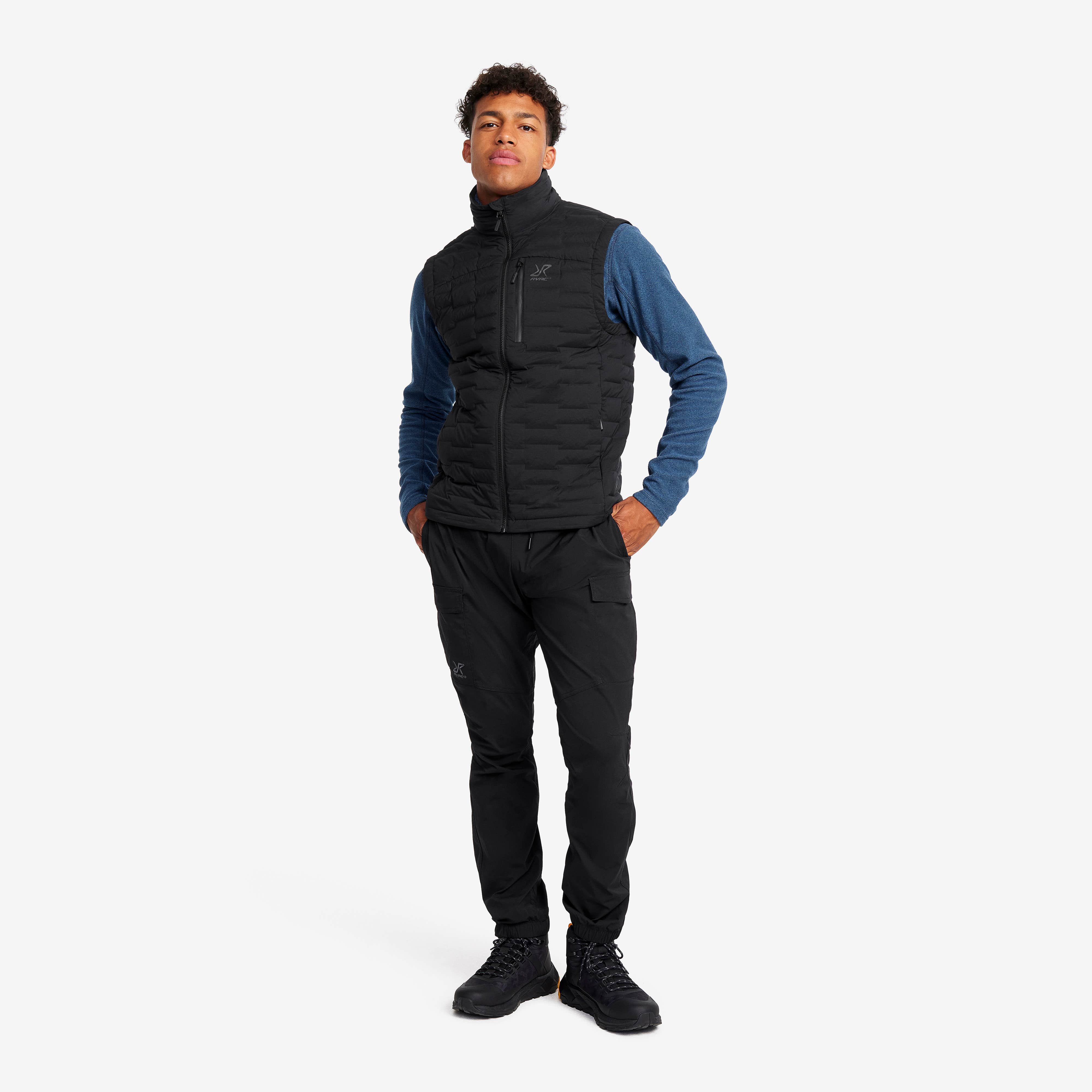 Flex Stretch Down Vest Herre Black