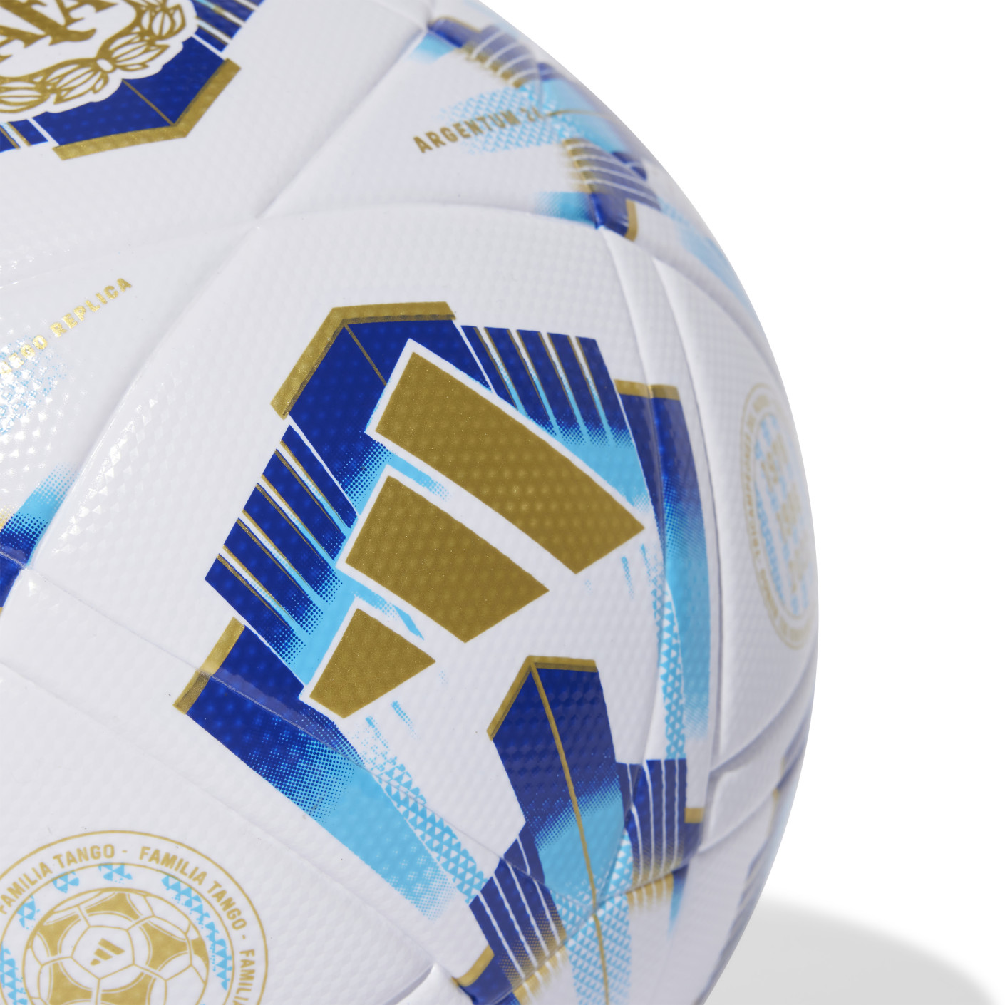 Adidas Argentinië League Voetbal Maat 5 Wit Blauw Goud