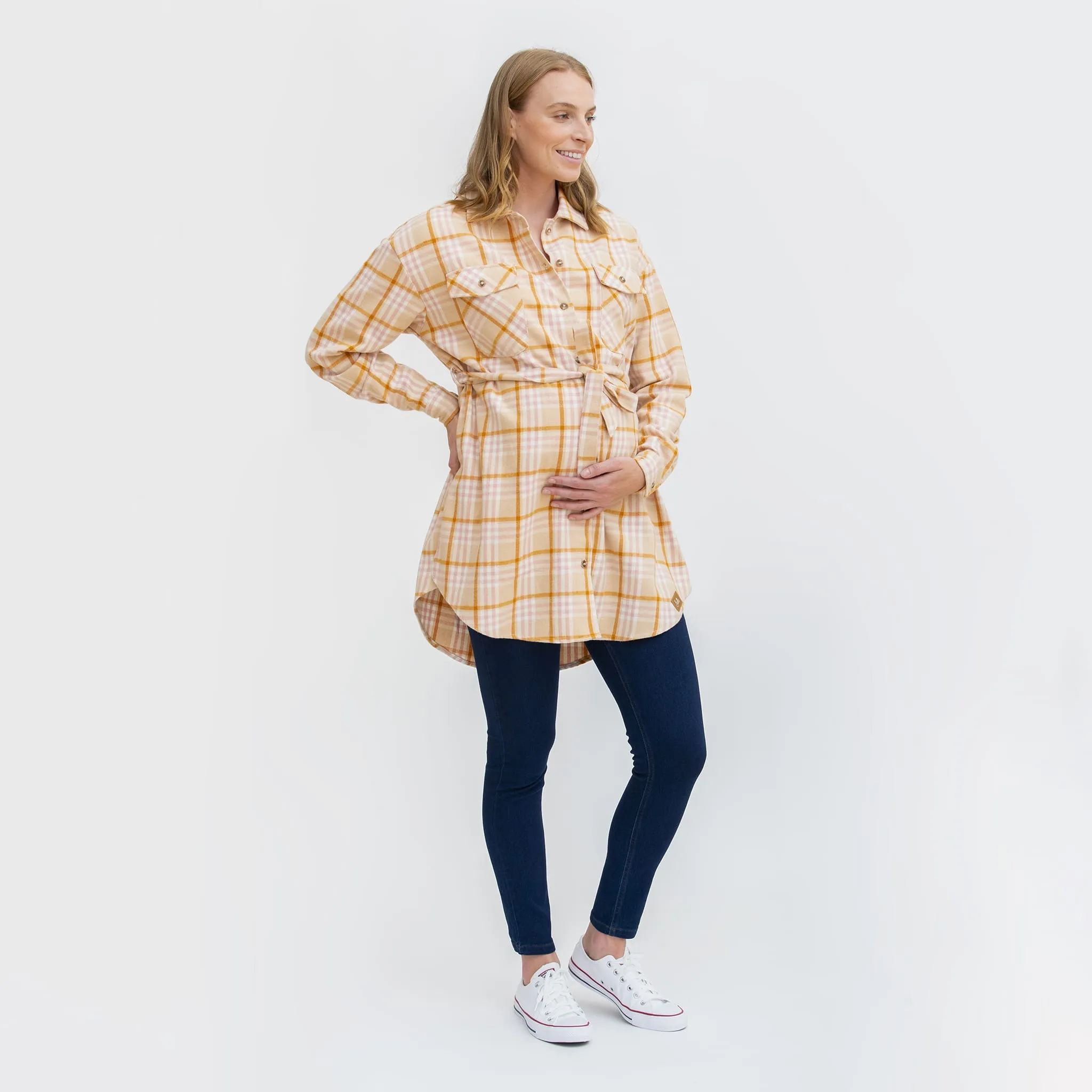 Bella Maternité Chemise Carreaux Maternité