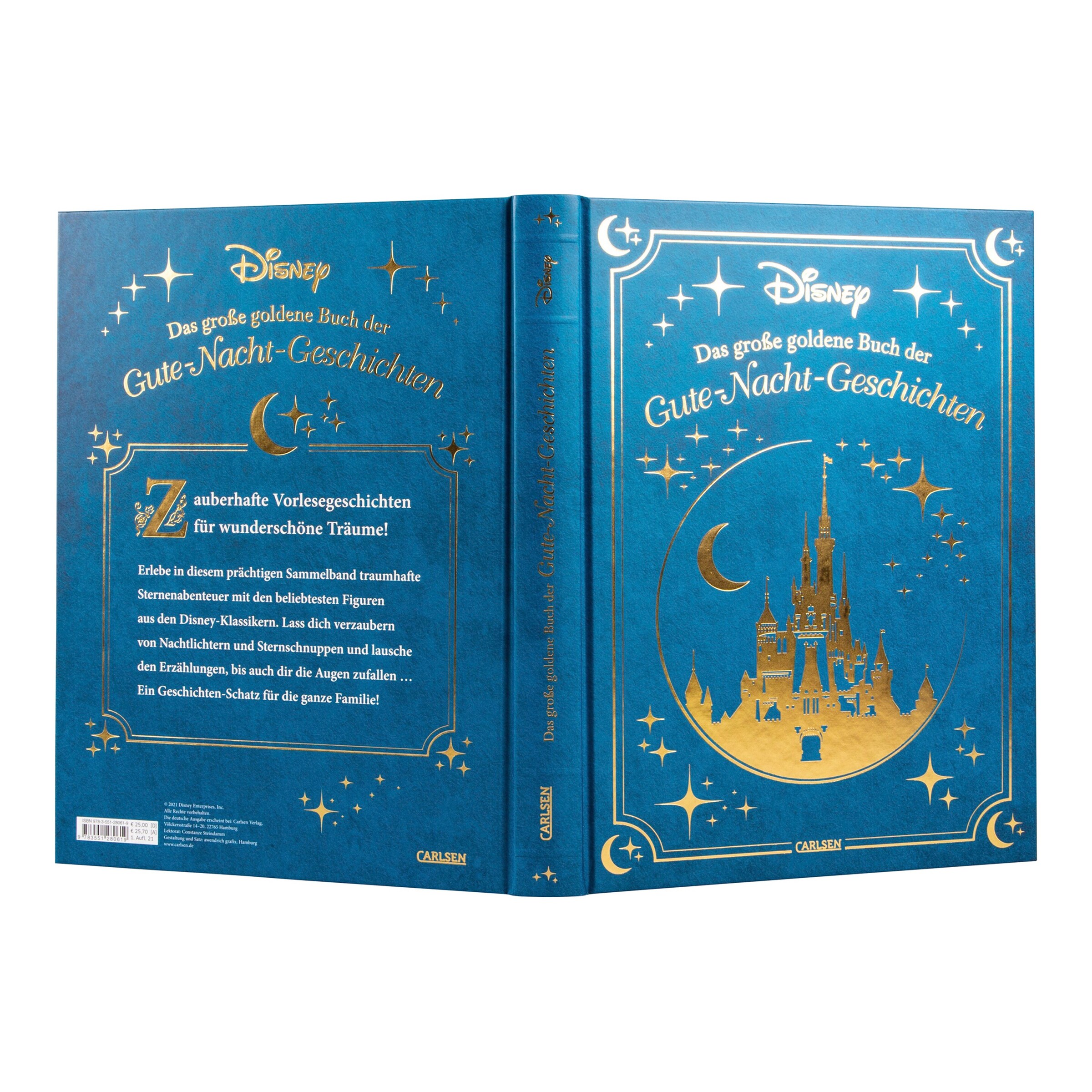 Carlsen Verlag Disney - Das große goldene Buch der Gute-Nacht-Geschichten